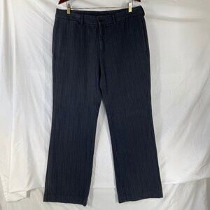 Vintage Banana Republic Straight Leg Dress Pants Size 36x32 Pinstripes Cotton